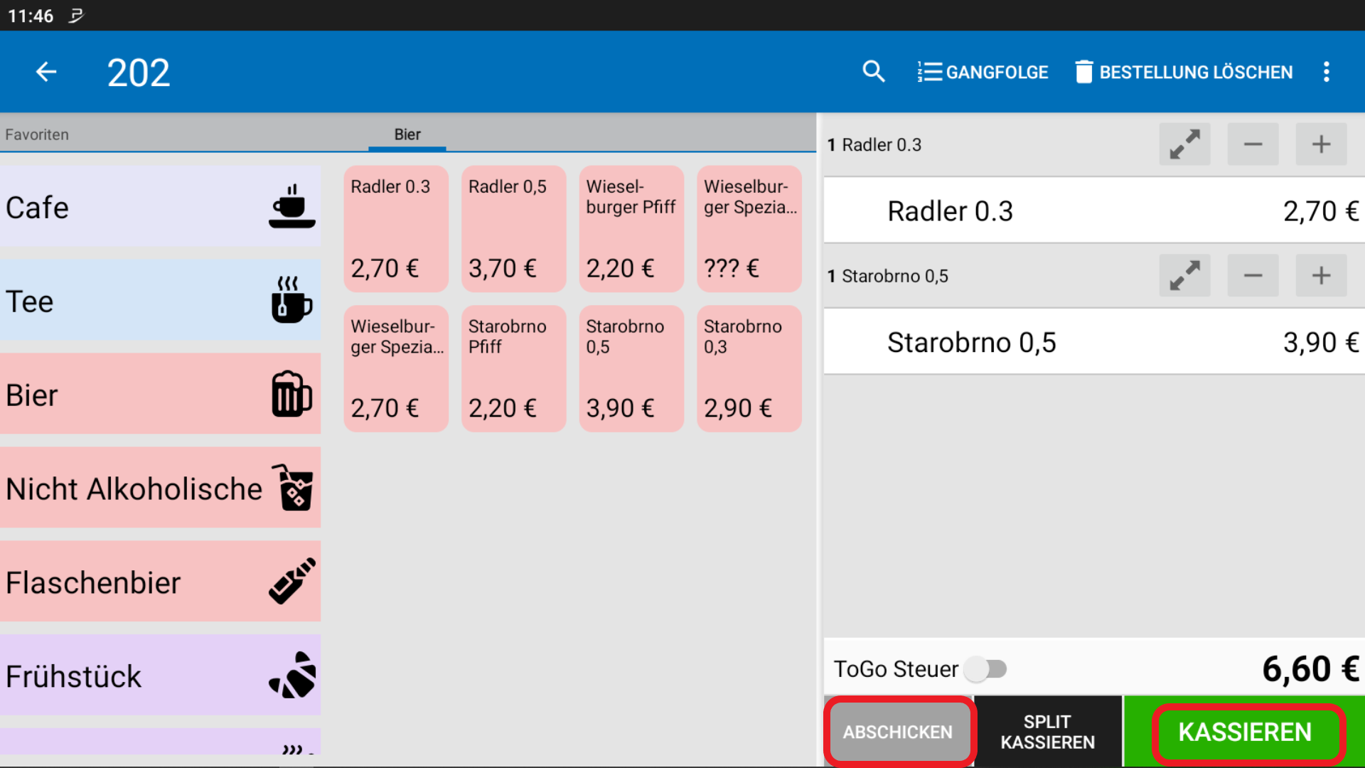 POS CASH Artikel bonieren 3