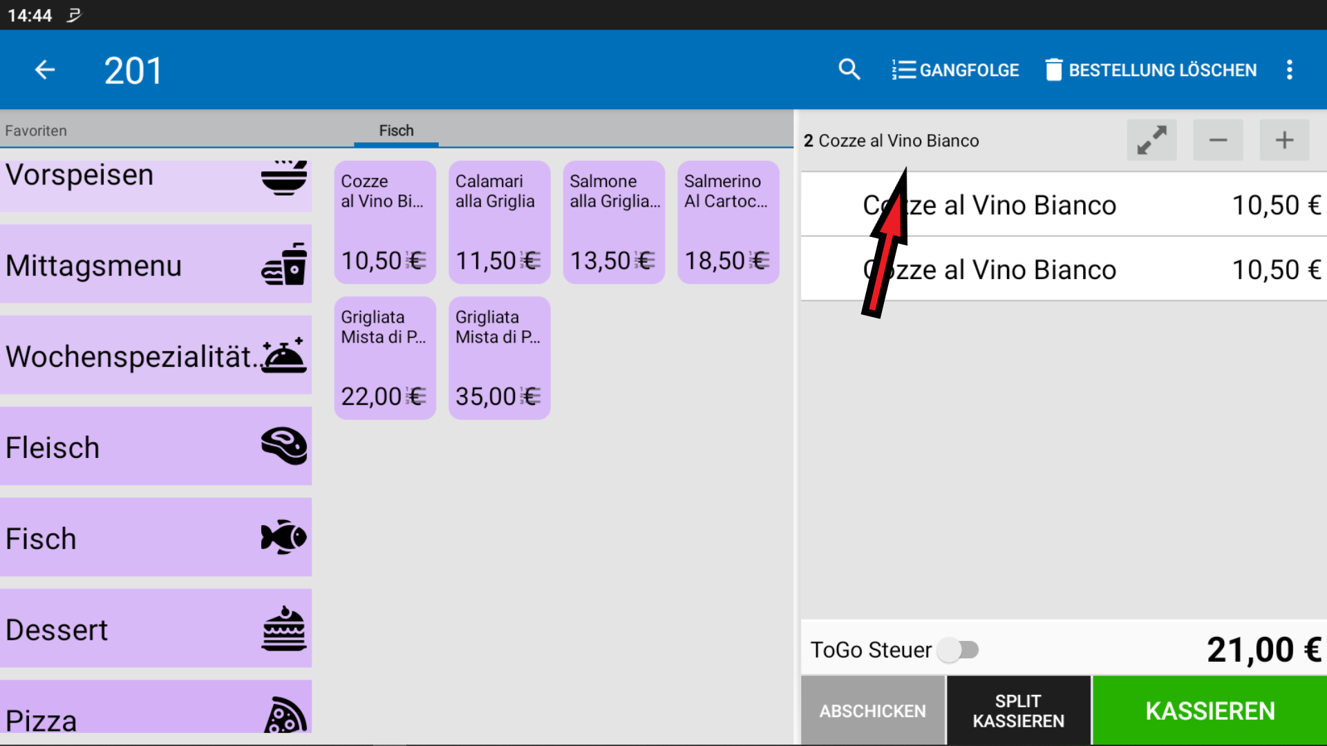 POS CASH Artikelanzahl beim Bonieren ändern 3 POS CASH Artikelanzahl beim Bonieren ändern 3