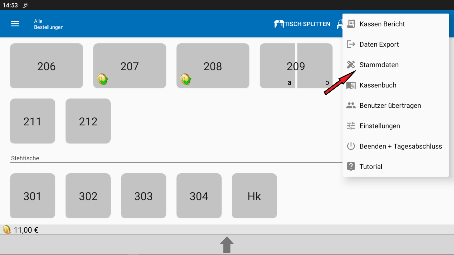 POS CASH Automatischer Kassenschluss 2