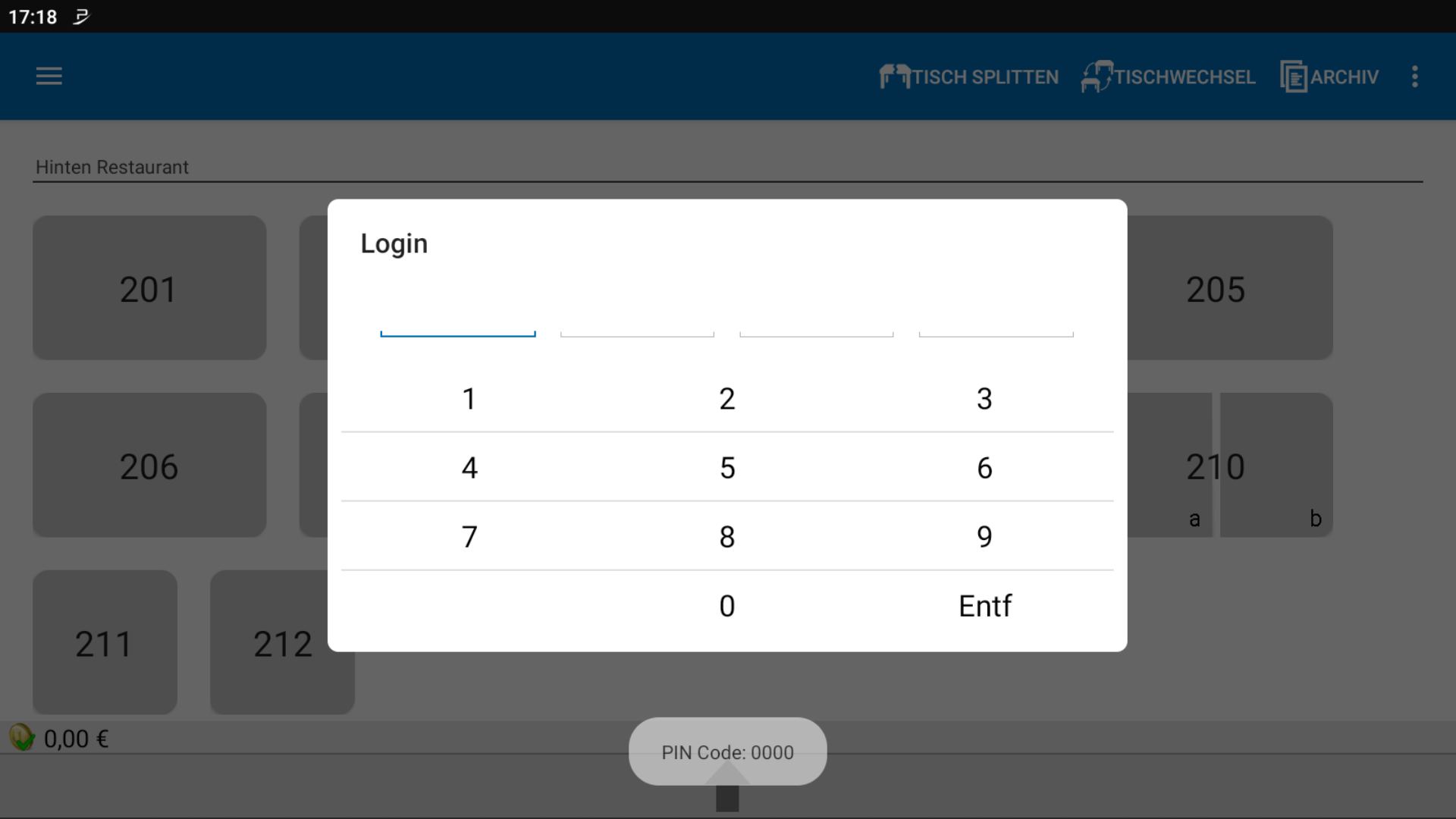 POS-CASH Kasse starten POS-CASH Kasse starten