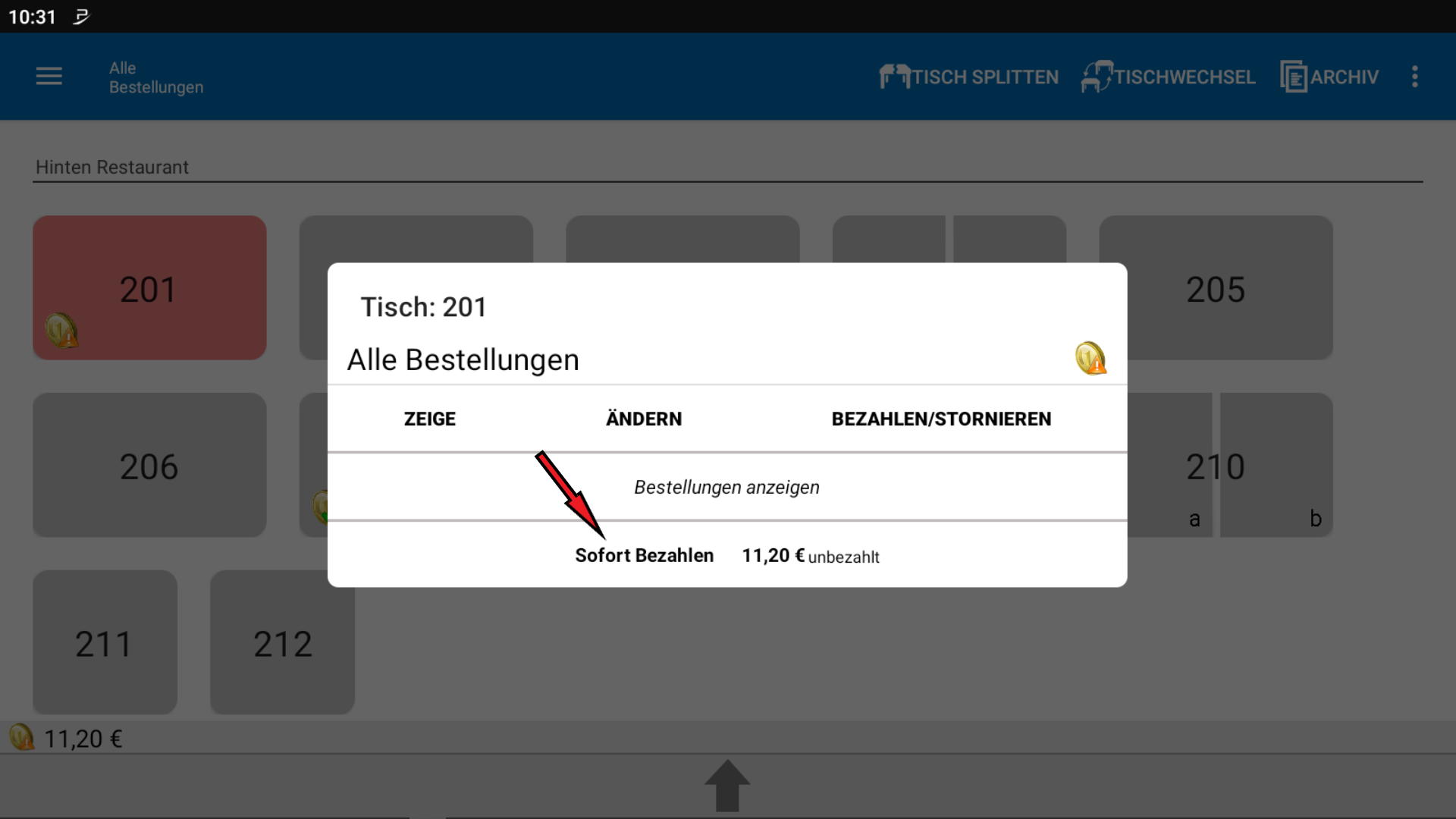 POS CASH Rabatt auf die Gesamtrechnung 2