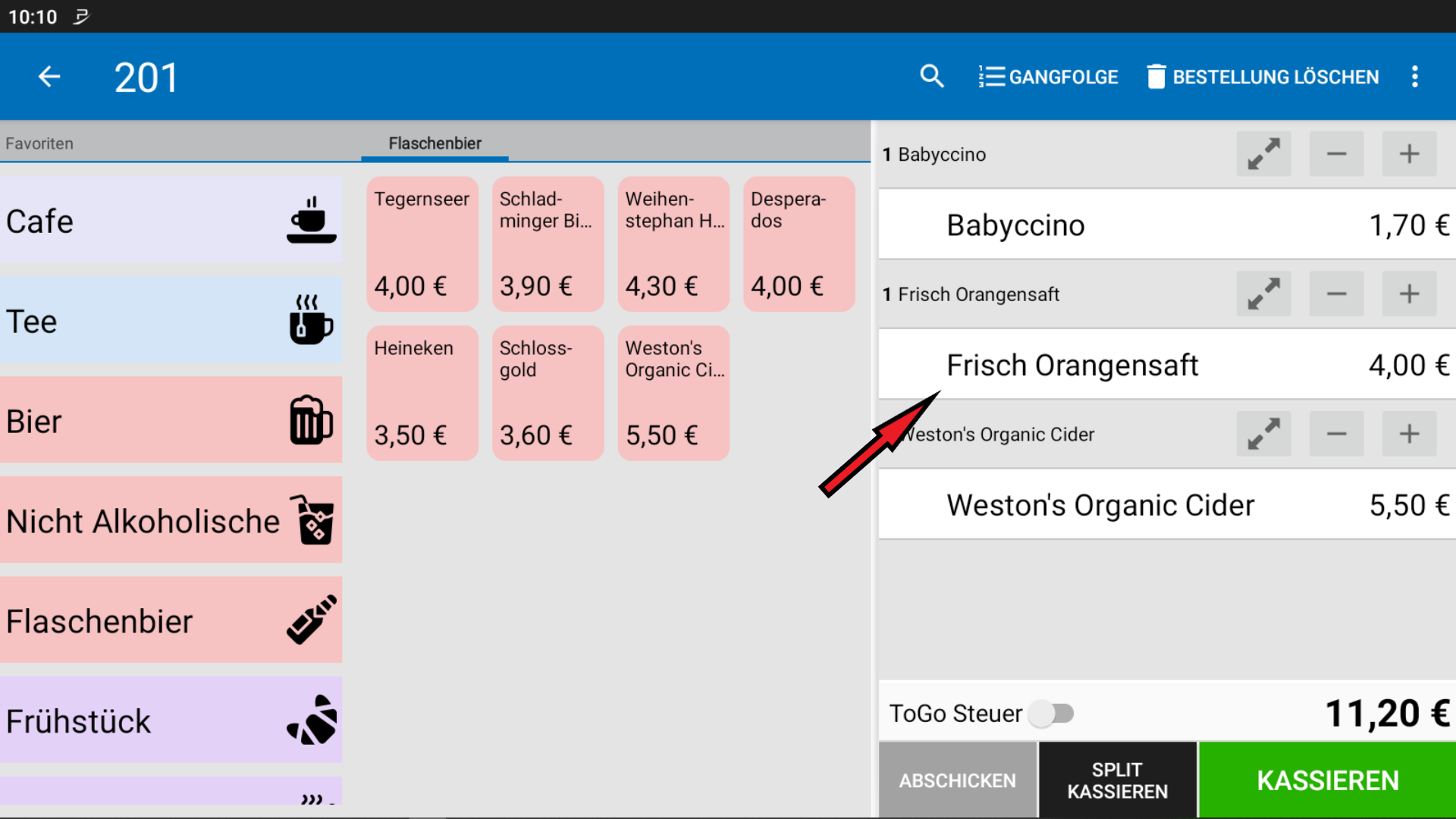 POS CASH Rabatt auf einzelne Artikel 1 POS CASH Rabatt auf einzelne Artikel 1