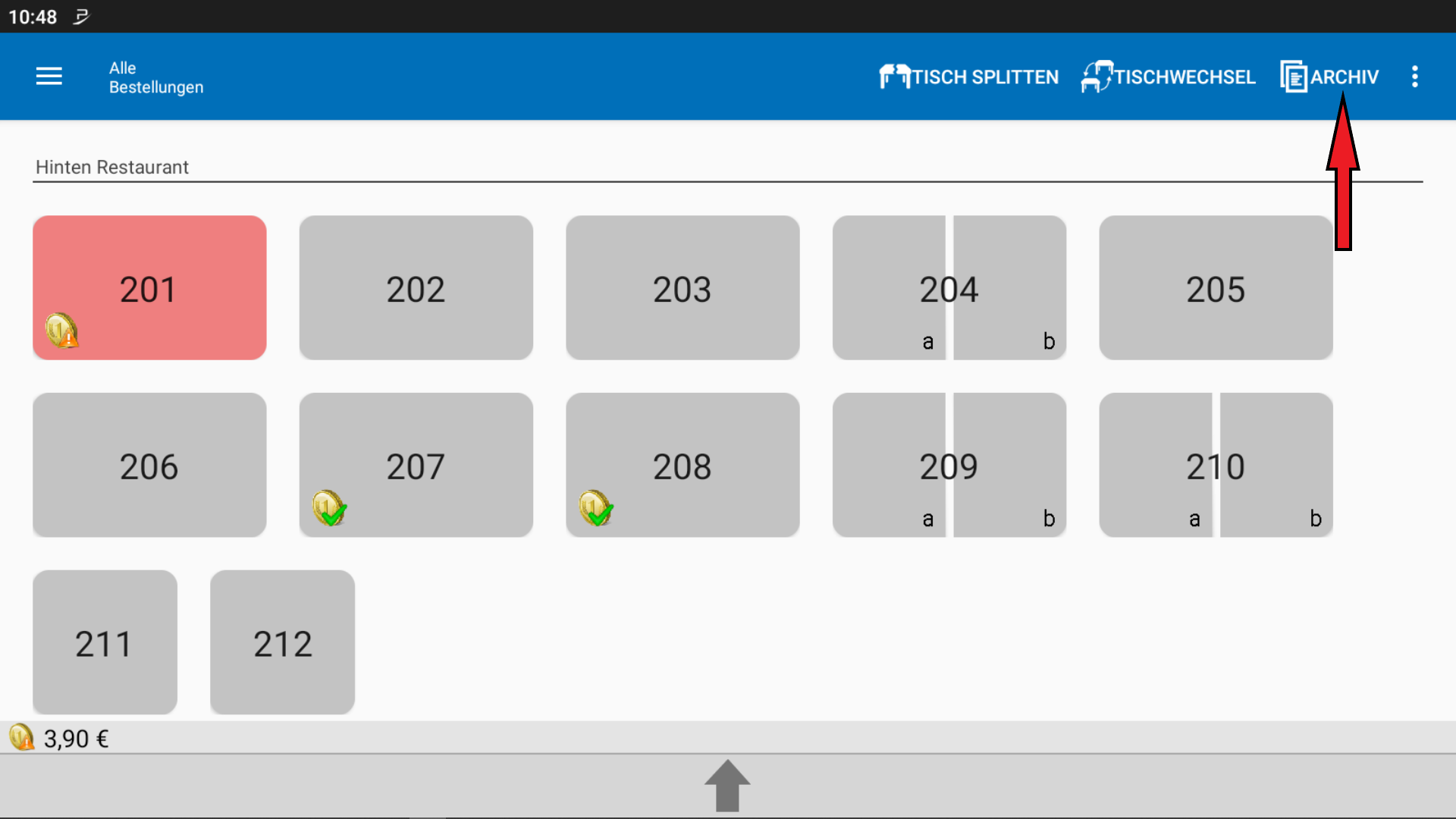 POS CASH Rechnungen stornieren 1 POS CASH Rechnungen stornieren 1