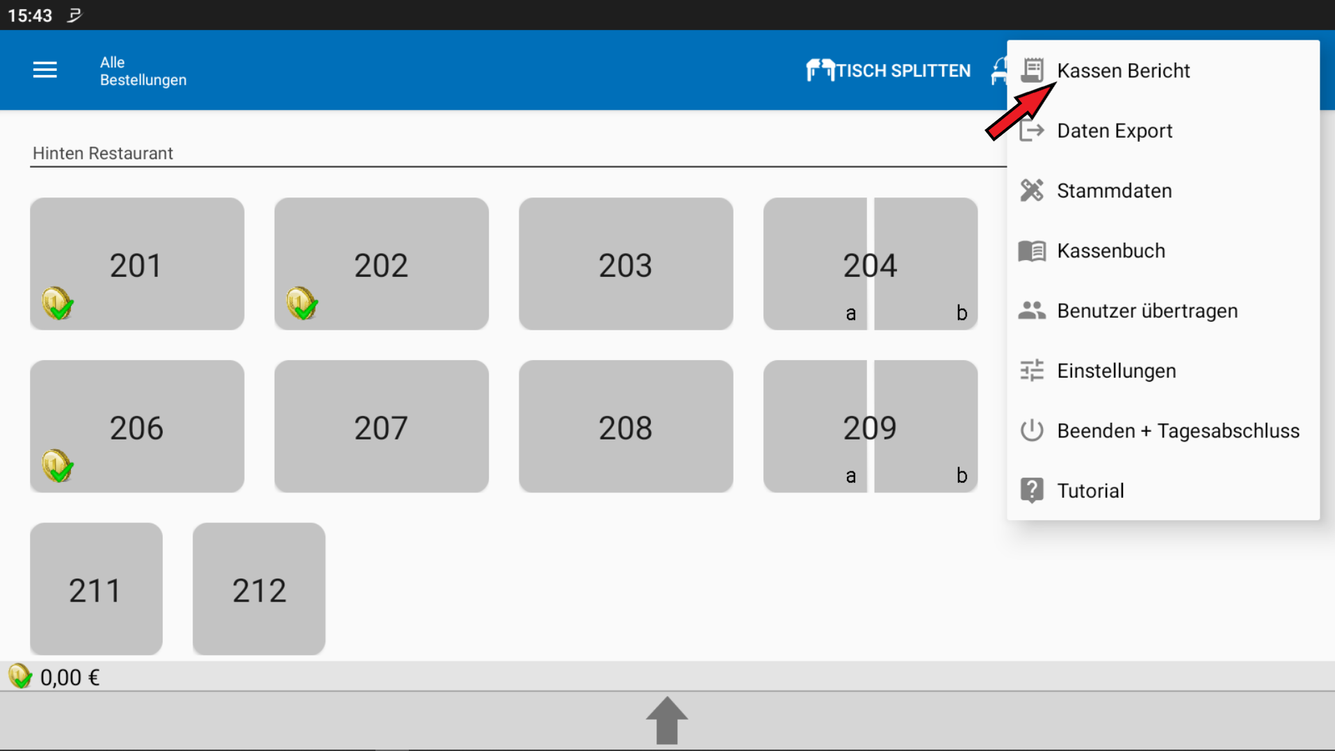 POS CASH einzeln abrechnen 2 POS CASH einzeln abrechnen 2