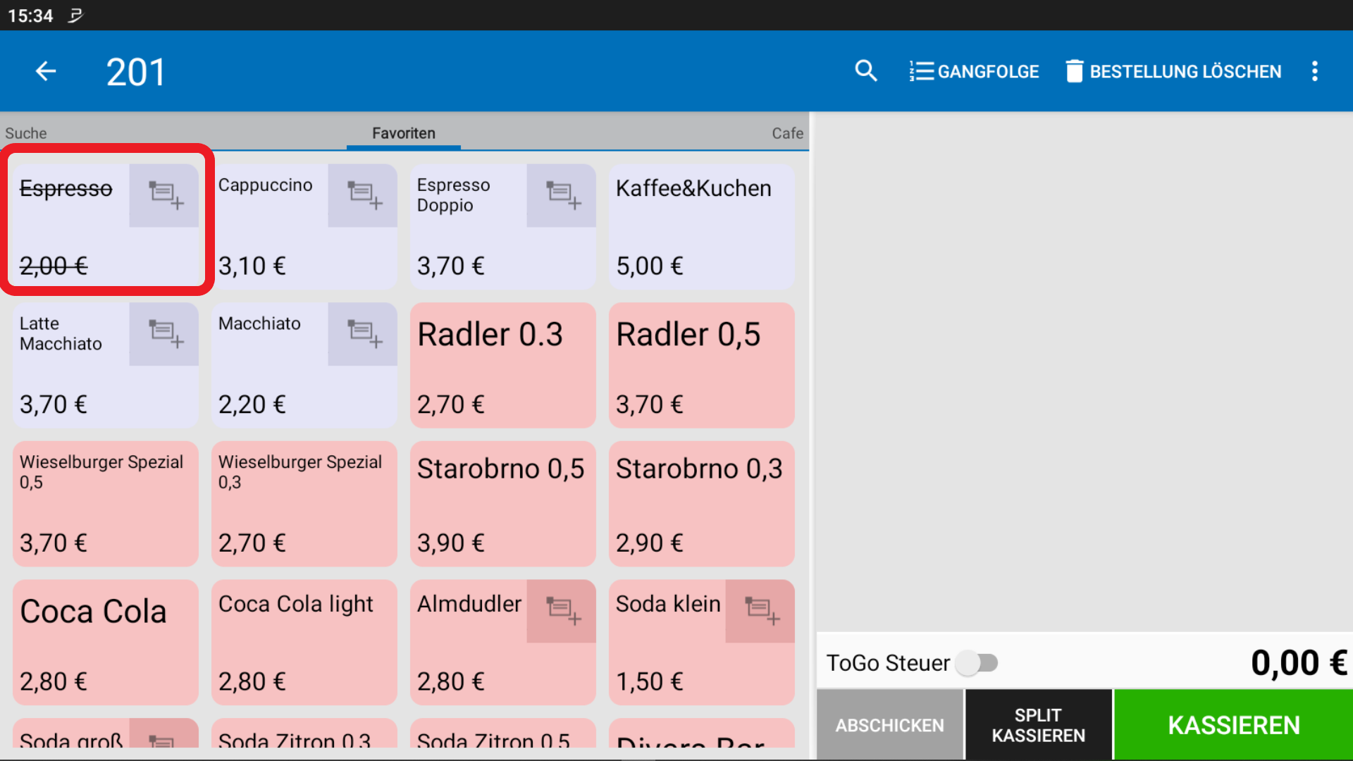 POS CASH Artikel deaktiviren 6 POS CASH Artikel deaktiviren 6