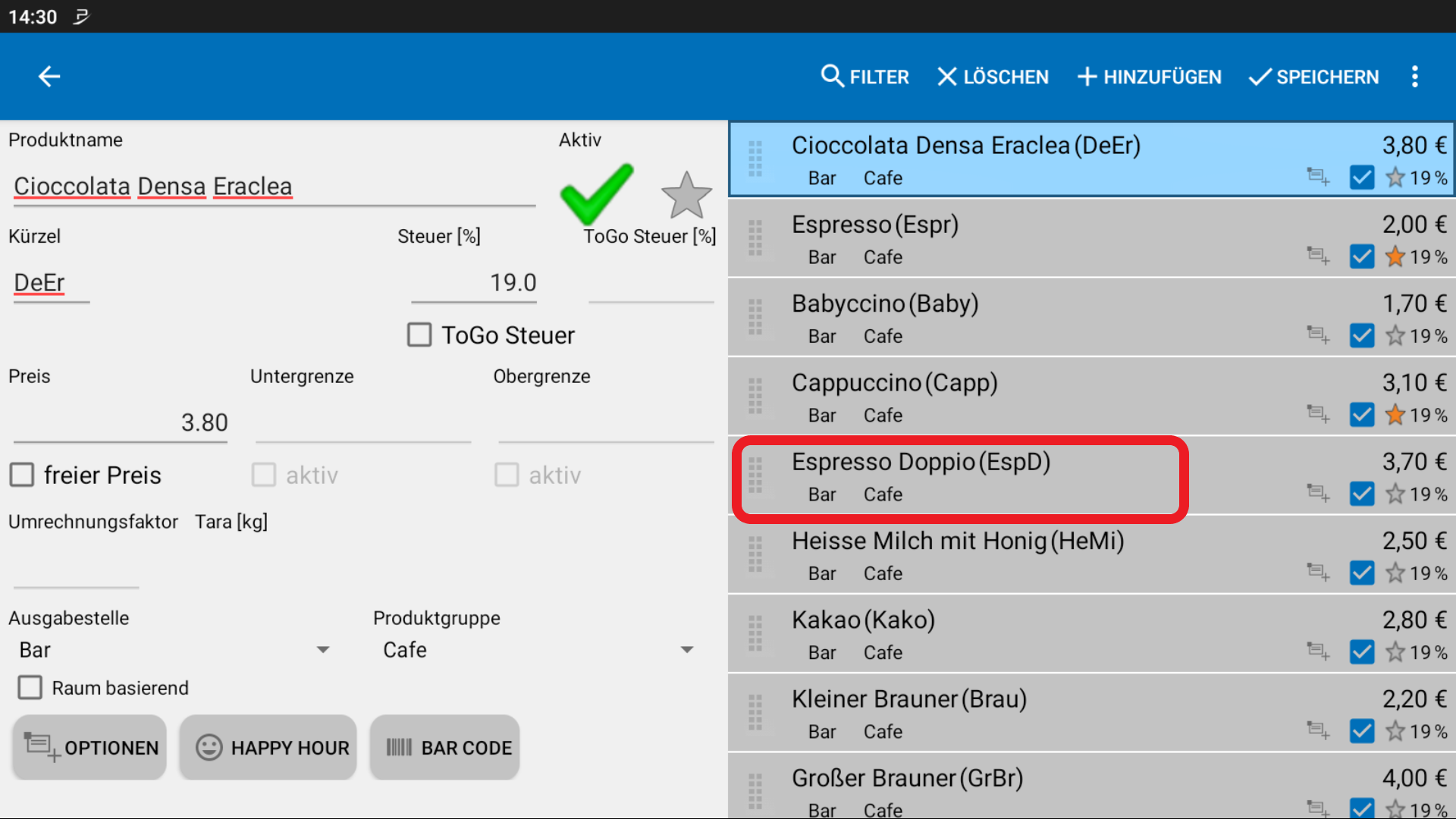 Artikel zu Favoriten hinzufügen 3