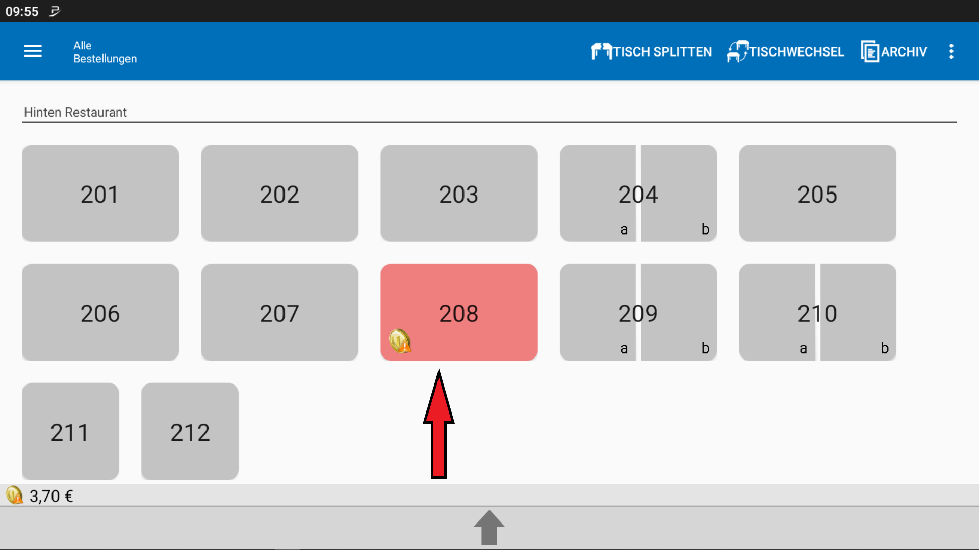 POS CASH Getrennt bezahlen 1
