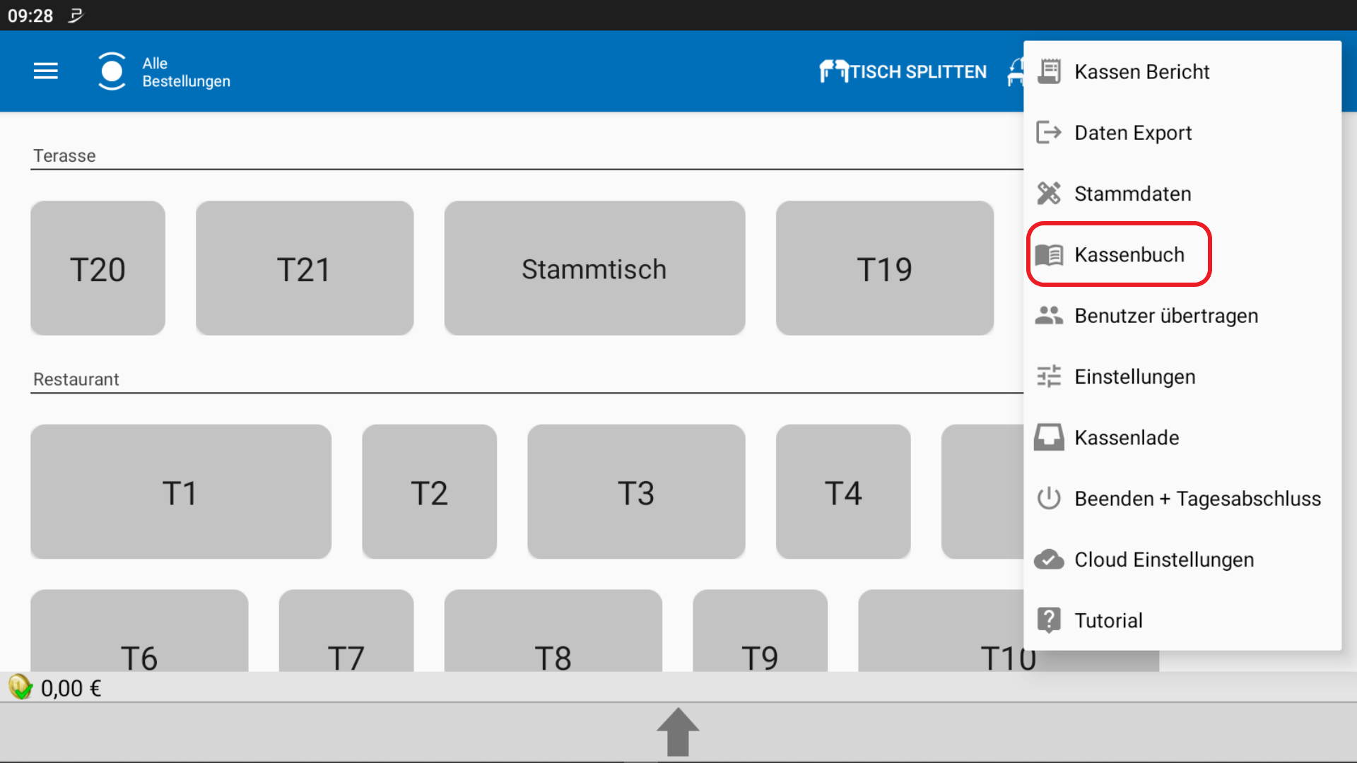 POS CASH Manuelle Buchungen 2