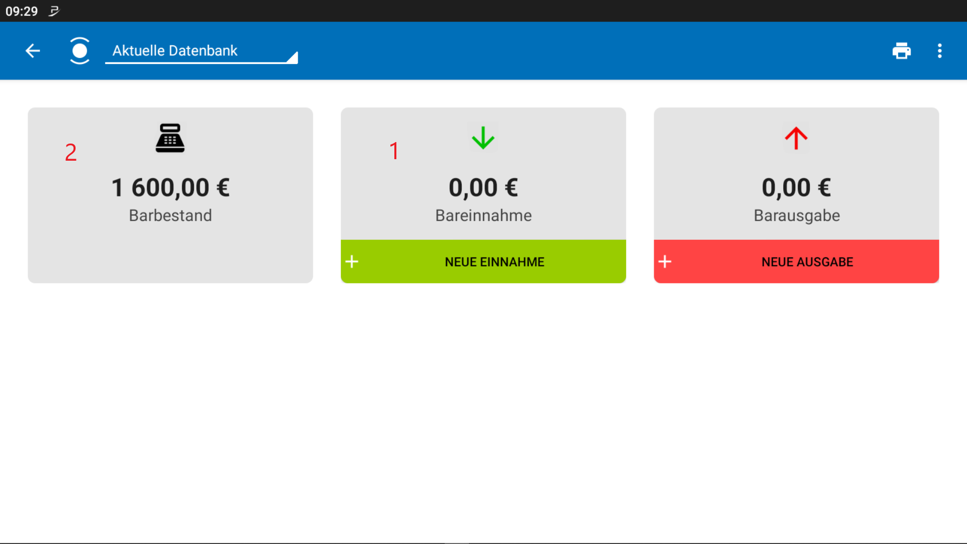 POS CASH Manuelle Buchungen 3