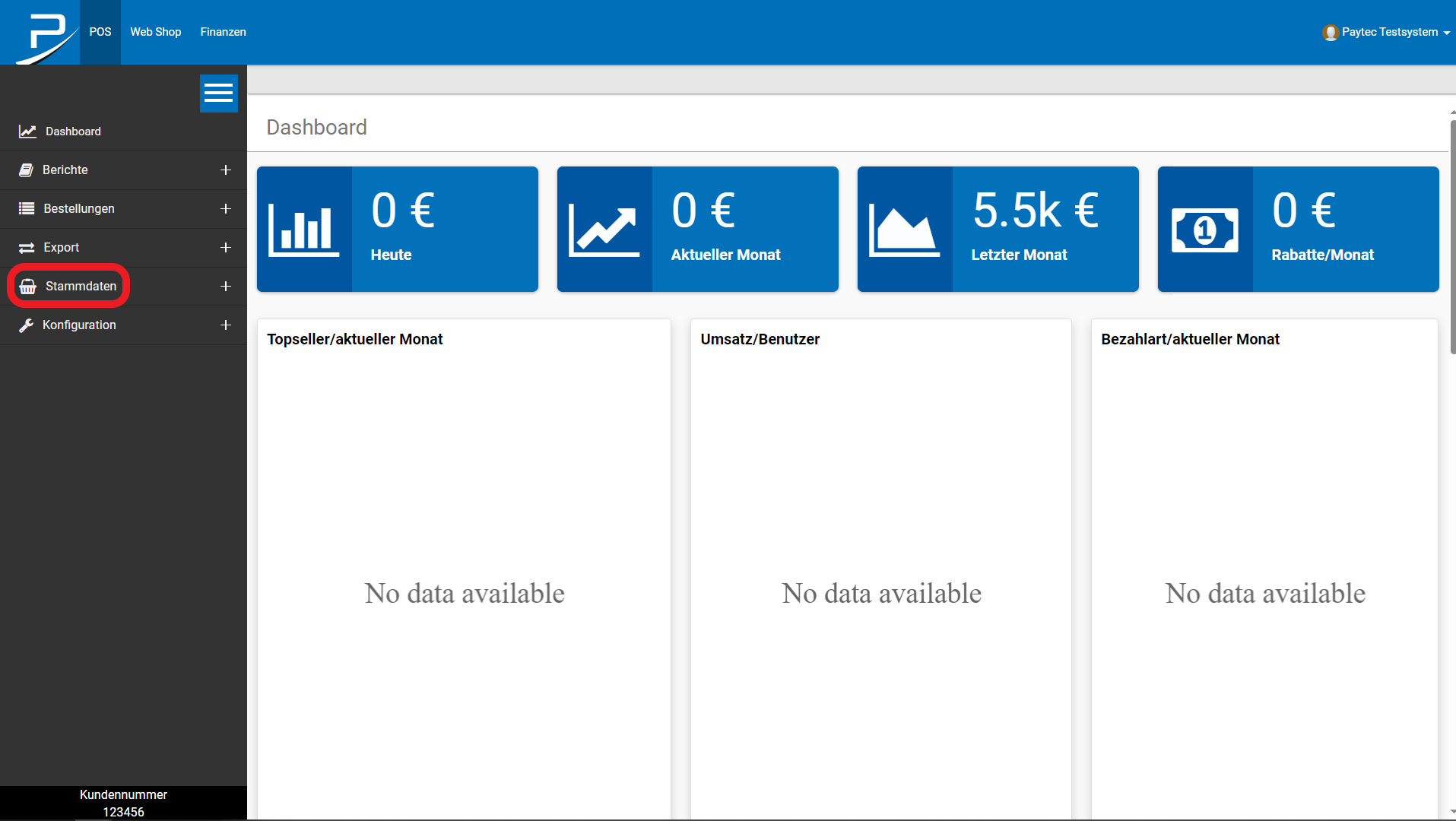 POS CASH CLOUD Produktgruppen erstellen 1