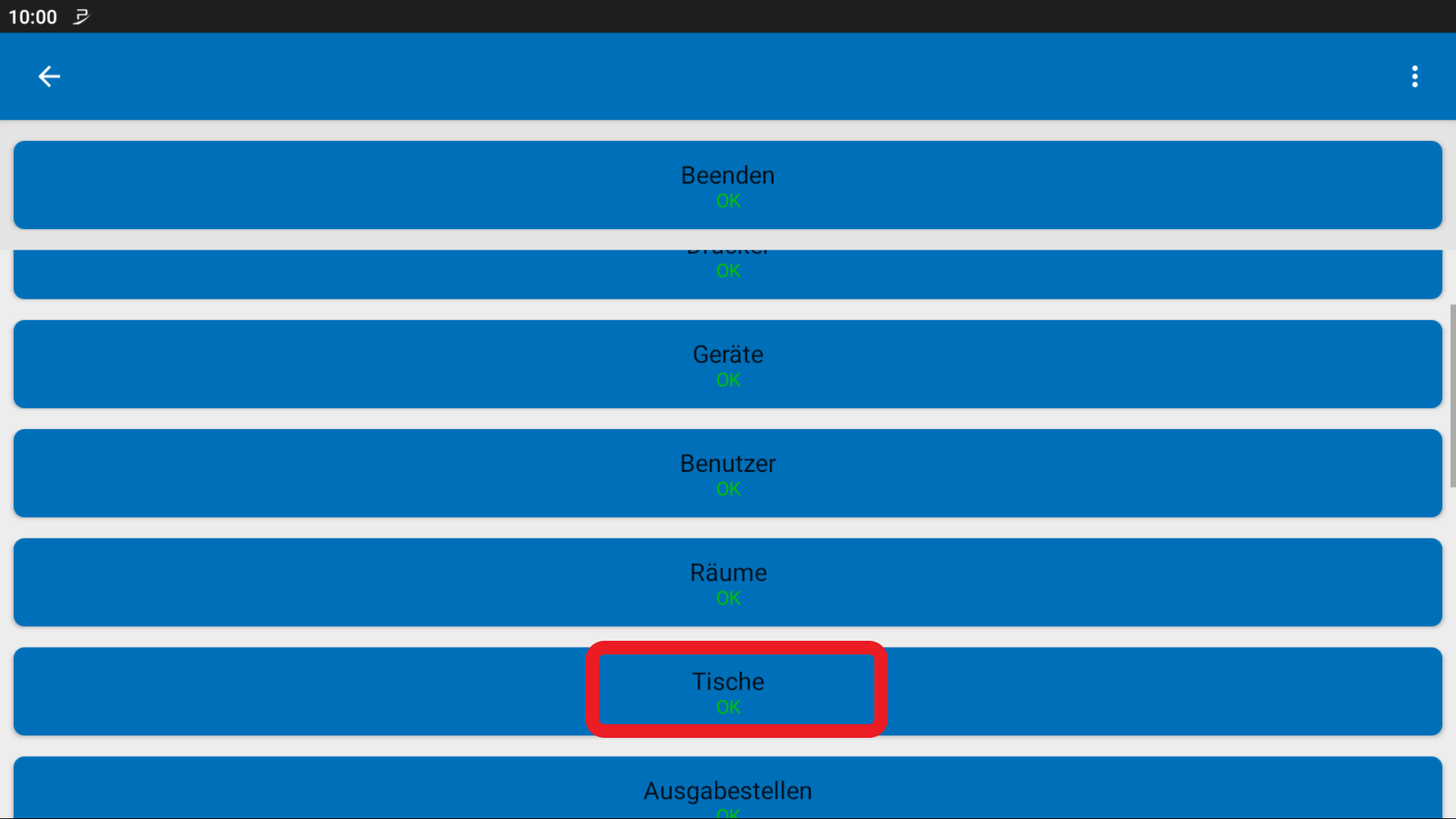 POS CASH Tische anlegen 3 POS CASH Tische anlegen 3